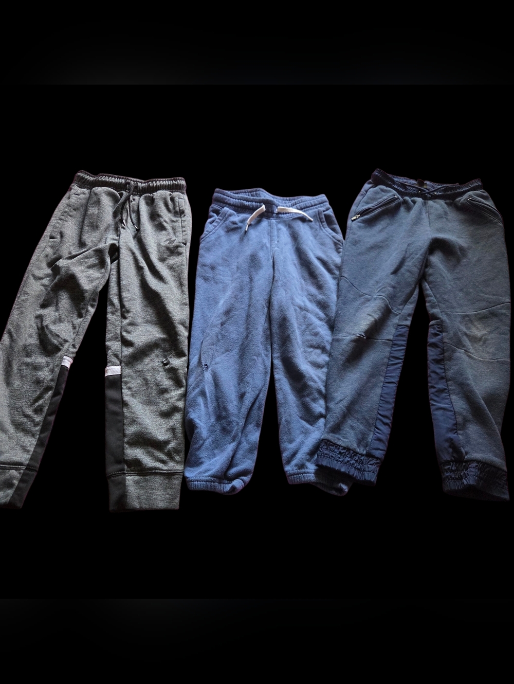 🩵2 For $15🩵Kids Cozy Blue Fleece Sweatpants - Pull-On Joggers  6-7 & 7-8